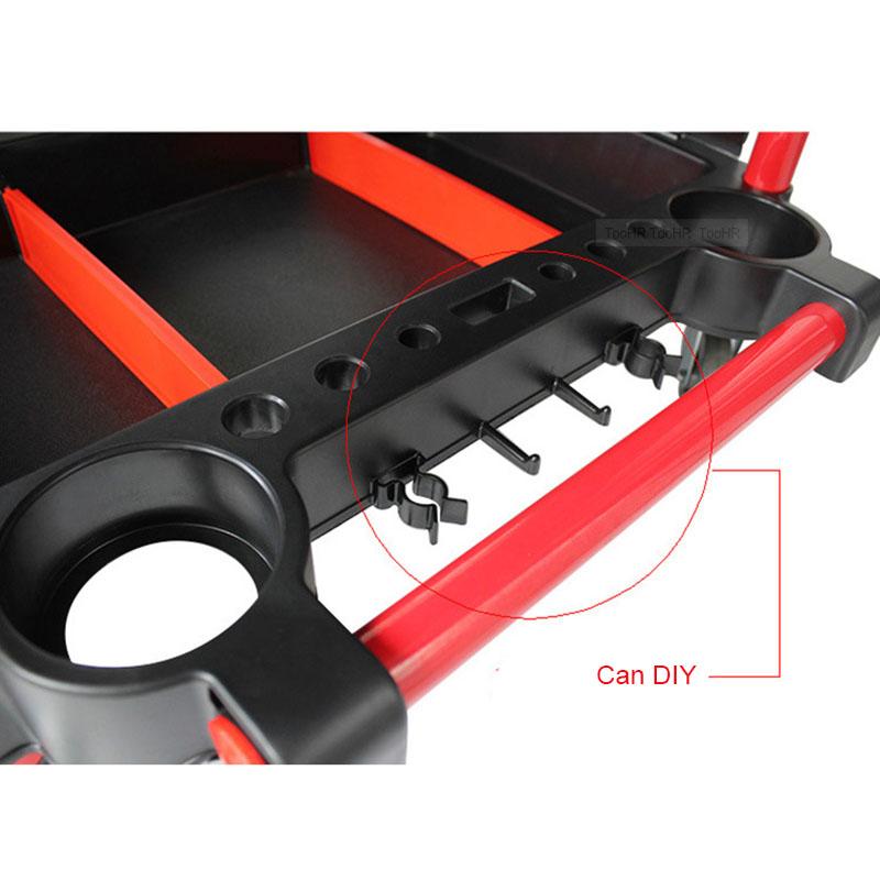 Тележка для шкафа для инструментов с подвесной пластиной, трехслойная тележка для инструментов, инструменты для ремонта в мастерской, ящик для инструментов для хранения инструментов