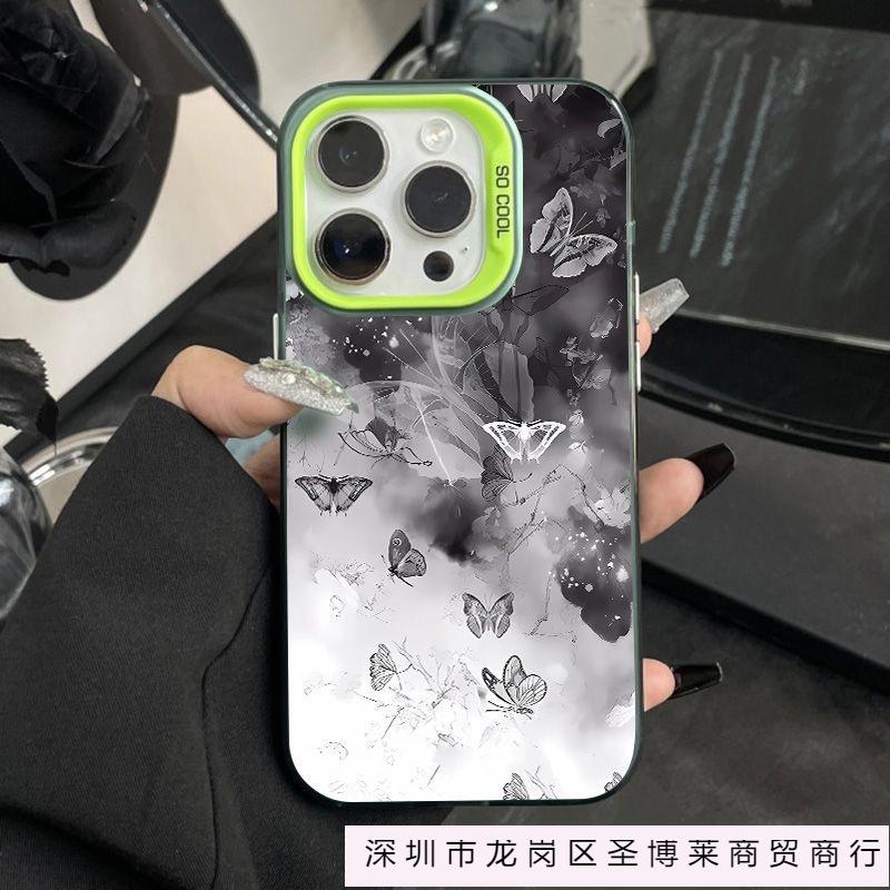 Diablo Butterfly for iPhone15promax mobile phone case Apple 16 matte 13/12/14 anti-drop XS