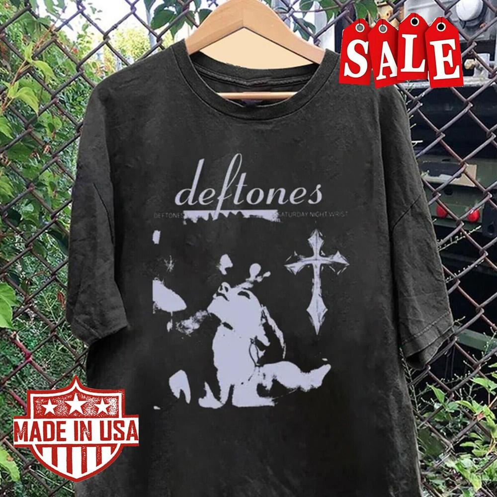 Новая футболка Deftones с тура Подарок для фанатов Мужская Унисекс