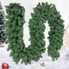 Зеленый искусственный ротанг сосна 2,7 м искусственная зеленая ель для лестницы камина рождественский декор