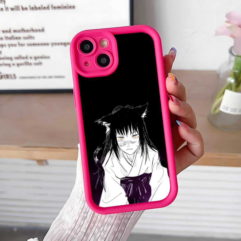 JJK Utahime Iori Утолщенный ТПУ Чехол для Мобильного Телефона для iPhone 17 16 15 14 13 12 11 Air Pro Max Plus Цветной Чехол