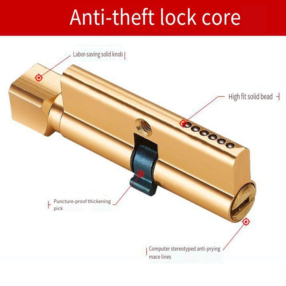 Easy Install Bedroom Interior Door Lock Vintage Interior Door Knobs Security Lock Household