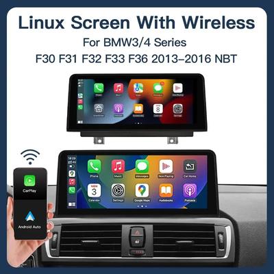 Беспроводная Carplay и Android Auto 10,25-дюймовый автомобиль, подходящий для BMW 3 4 серии F30/F31/F32/F33/F34/F36 2012-2016 NBT система