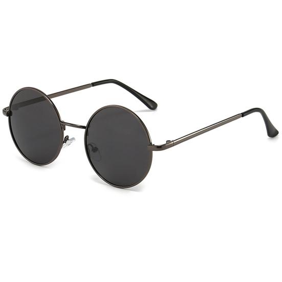 Retro Small Round Sunglasses for Men Women Polarized Circle Sun Glasses UV385 Protection Shades for Beach Vacation