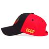 CCCP USSR National Emblem Style Baseball Cap Unisex Black Red Cotton Snapback Cap