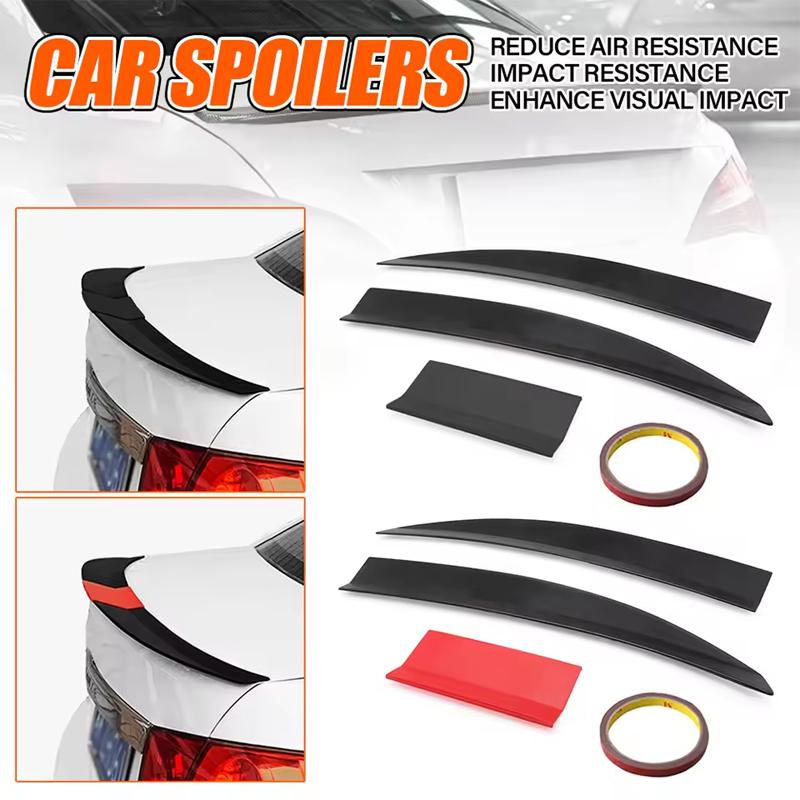For JAC T9 2018-2026 3-Section ABS Rear Trunk Spoiler 115-125cm Adjustable Sports Decor Top Wing Car Exterior Parts