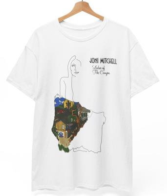 Футболка Joni Mitchell Ladies of the Canyon Folk Cool Retro Vintage Унисекс