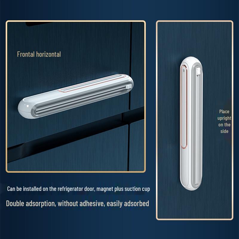 Легкая роскошь Магнитная пищевая пленка и фольга Двусторонний резак: Настенная раздвижная коробка