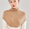 Soft Knitted Ring Scarf Winter Warm Cover Head Neck Fashion Fake Collar  for Women Girls