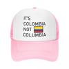 Бейсбольные кепки It Colombia Not Columbia, унисекс, шляпы Snapback для влюбленных, кепки-дальнобойщики, женские дышащие сетчатые козырьки с козырьком