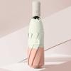 Fully Automatic Umbrella Sunscreen Minimalism Anti-UV Sun Umbrella Three-fold Windproof Sun/Rain Portable Compact Umbrella
