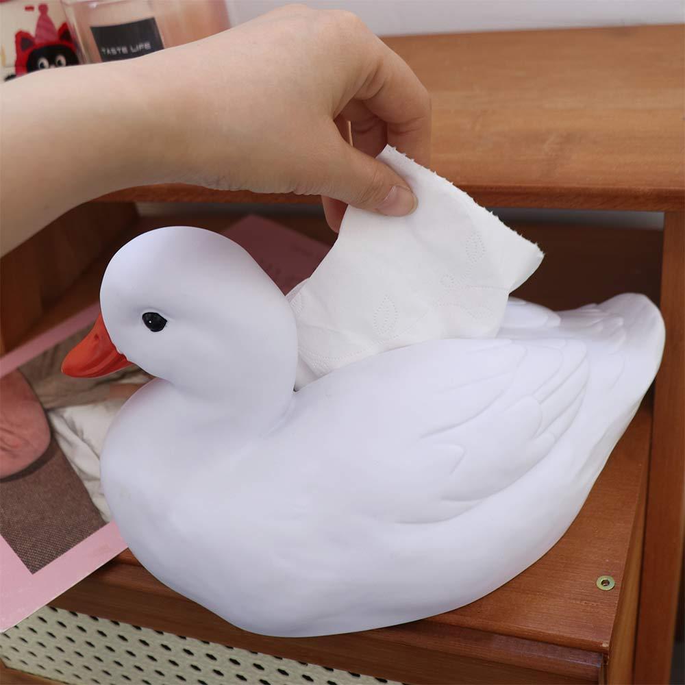 Водонепроницаемая мультяшная салфетница, украшение в виде животного, диспенсер для салфеток в форме утки, чайный столик