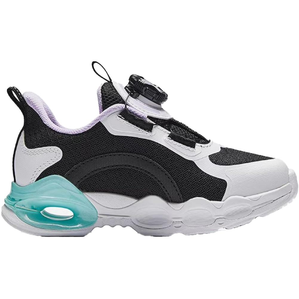 Anta Kids Energy Ring 10.0 Fashion Comfortable Physical Test Non-Slip Wear-Resistant Low-Top Running Shoes Kids Sneaker Black White 322449901-3
