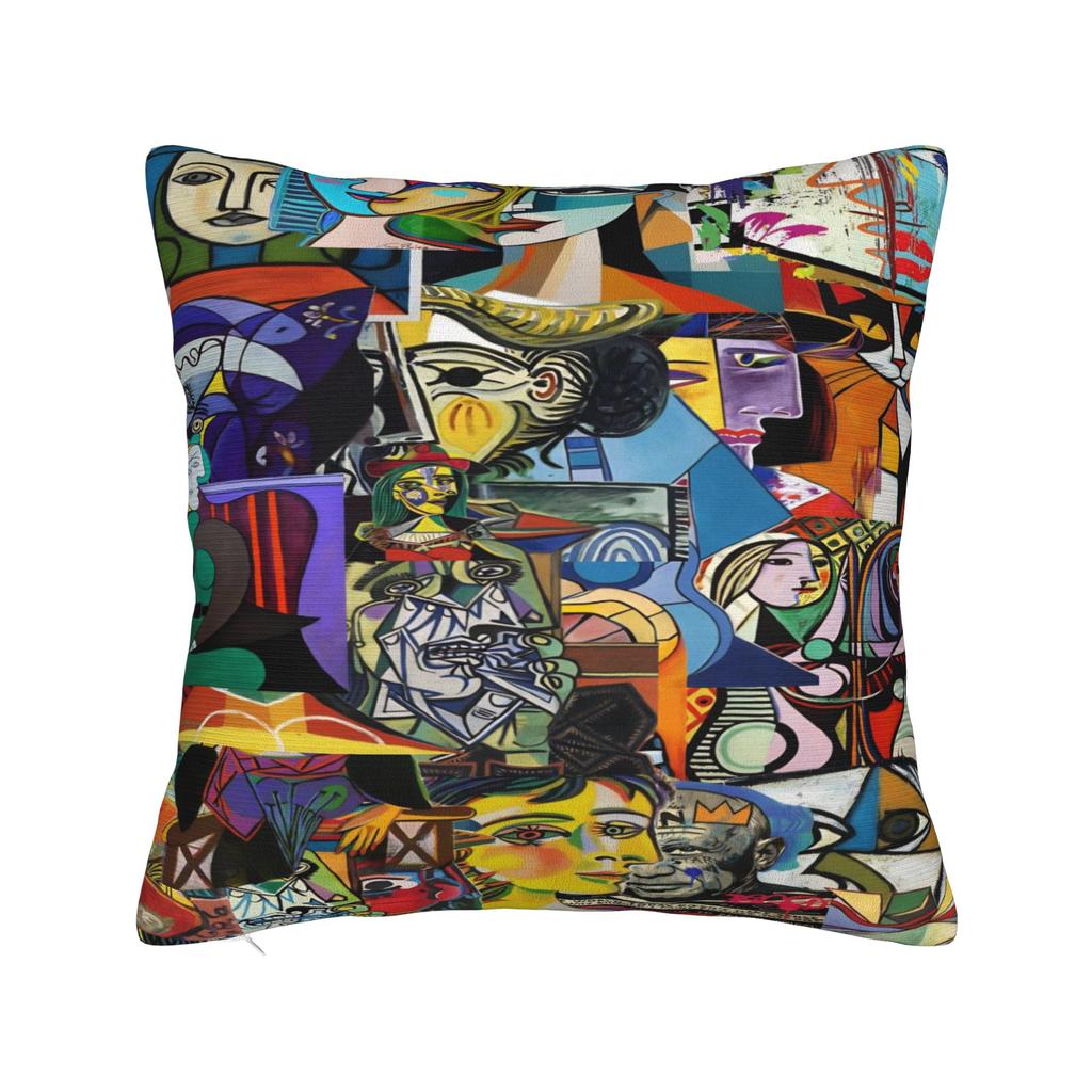 Pablo Picasso Art Pillow Cover Spanish Artist Vintage Pillow Case For Sofa Couch Bed Living Room Soft Pillowcases Gift