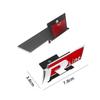 AABKX1 Metal Car Front Grill Emblem Badge for Volkswagen VW Rline Jetta Beetle CC Golf Passat GTI GTD MK3 MK5 Touareg Scirocco Lavida