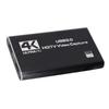 Карта захвата видео 4K, HDMI на USB 3.0, карта захвата игр с выходом Loop Out, 1080P 60FPS, вход для микрофона 3,5 мм