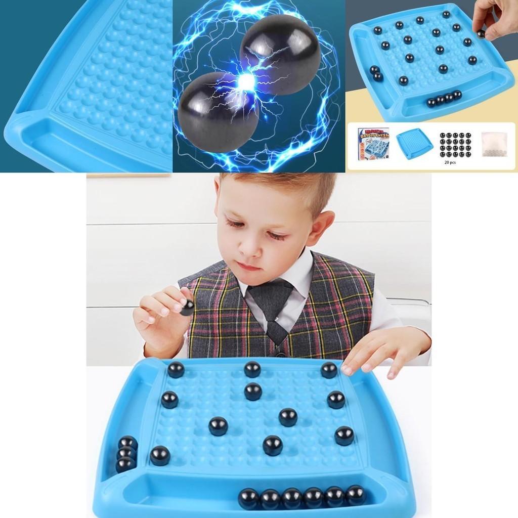 Magnetic Induction Chess Fun Magnetic Chess Game For Training Focus And Logical Thinking Educational Toy For Parent-child Interaction Plastic Material