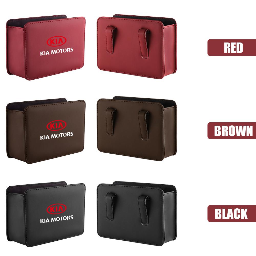 2026 Hot Car Sticker Car Seat Back Car Door Storage Bag Auto Organizer For KIA Sportage Ceed Sorento Cerato Optima Picanto Rio S