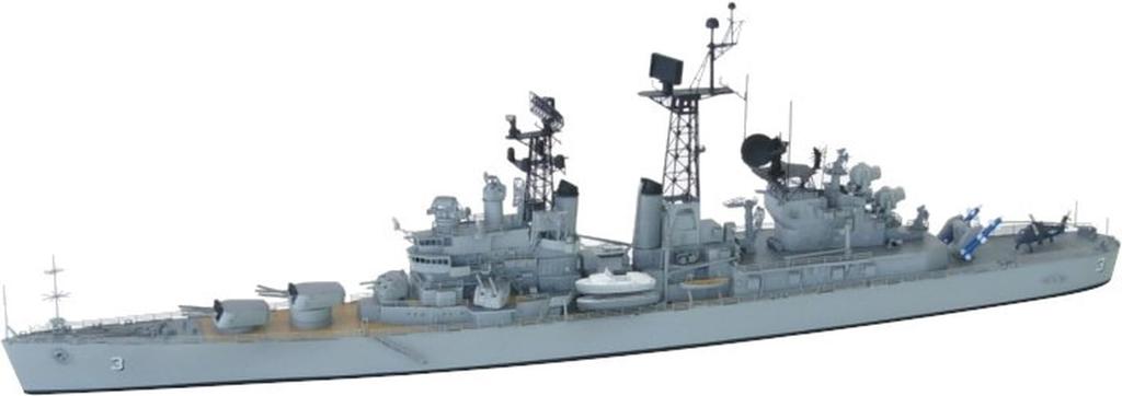 Nico model US Navy Guided Missile Cruiser Galveston 1968 Resin Kit PN07059 1/700 Galveston-class CLG-3