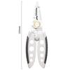 Stainless Steel Wire Stripper 7-inch Multi-function Electrician Wire Splitter Wire Winding Pliers Crimping Pliers Hand Tool