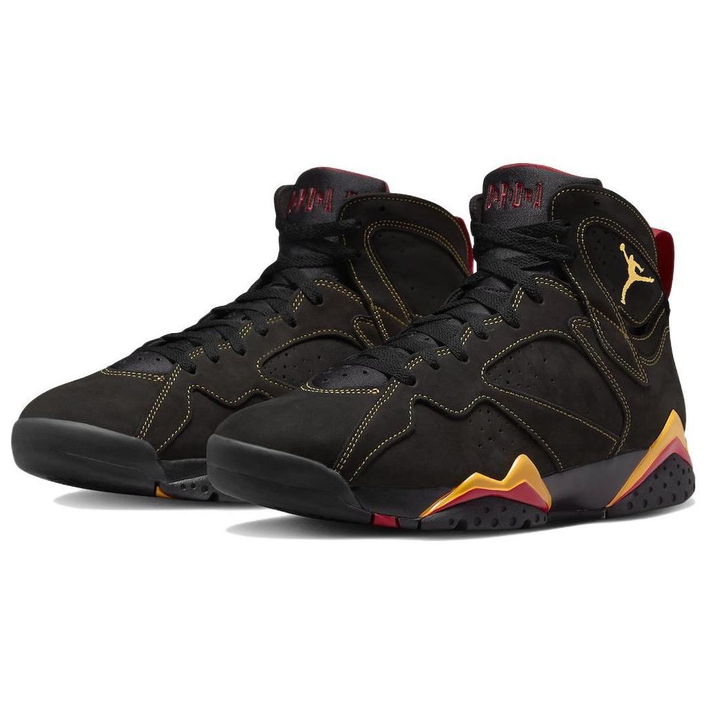 Мужские кроссовки Air Jordan 7 Retro Citrus 2022 Black Varsity-Red CU9307-081