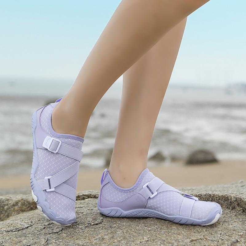 Быстросохнущие женские нескользящие пляжные и треккинговые туфли для занятий йогой в помещении и активного отдыха на природе