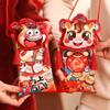Cartoon Money Pocket With shoulder straps Red Envelope New Year's Blessing Bag  Wedding Birthday