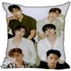 Подушка с принтом 2PM в стиле K-Pop, чехол для декоративной подушки, наволочка для диванной подушки на скрытой молнии, 45x45 см, 0216