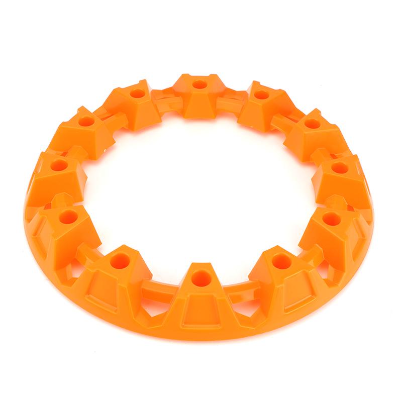 4 Pack 10 Inch Wheels ATV Wheel Trim Rim Caps Hub Protectors Universal Vehicle All Terrain Wheel Plastic Cover Accessories