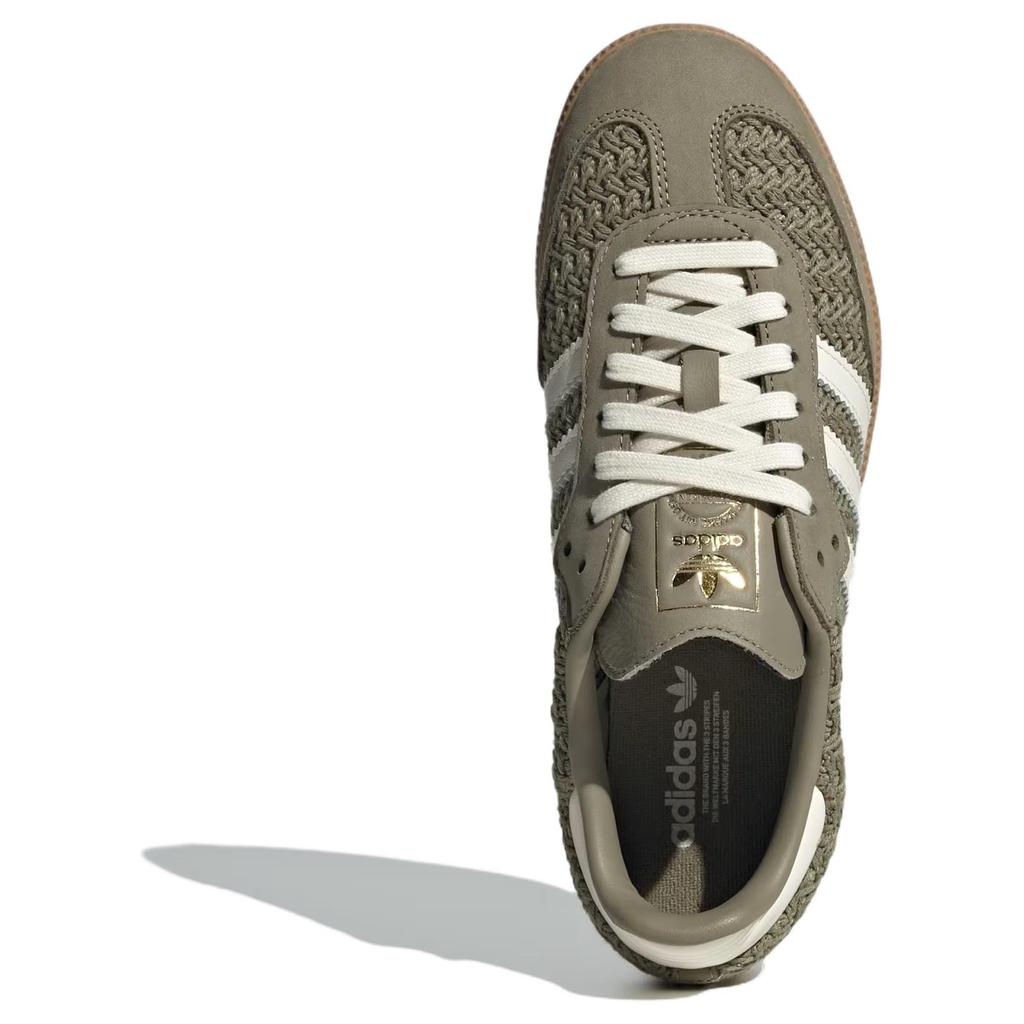 Adidas Samba OG Knit Pack - Orbit Green Women Sneakers Cream-White Gum-3 JR9447