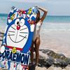 Cartoon D-Doraemons Anime Beach Swimming Towel Soft Absorbent Washcloth Children's Gifts for Kids Travel Camping Gym