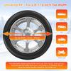 12 Pcs Snow Tire Cha - Portable Plastic Non-Slip Anti-Skid Traction Cables For Winter Driving/Fits Most Cars, SUV & Trucks/Emergency Use/Easy To Tall