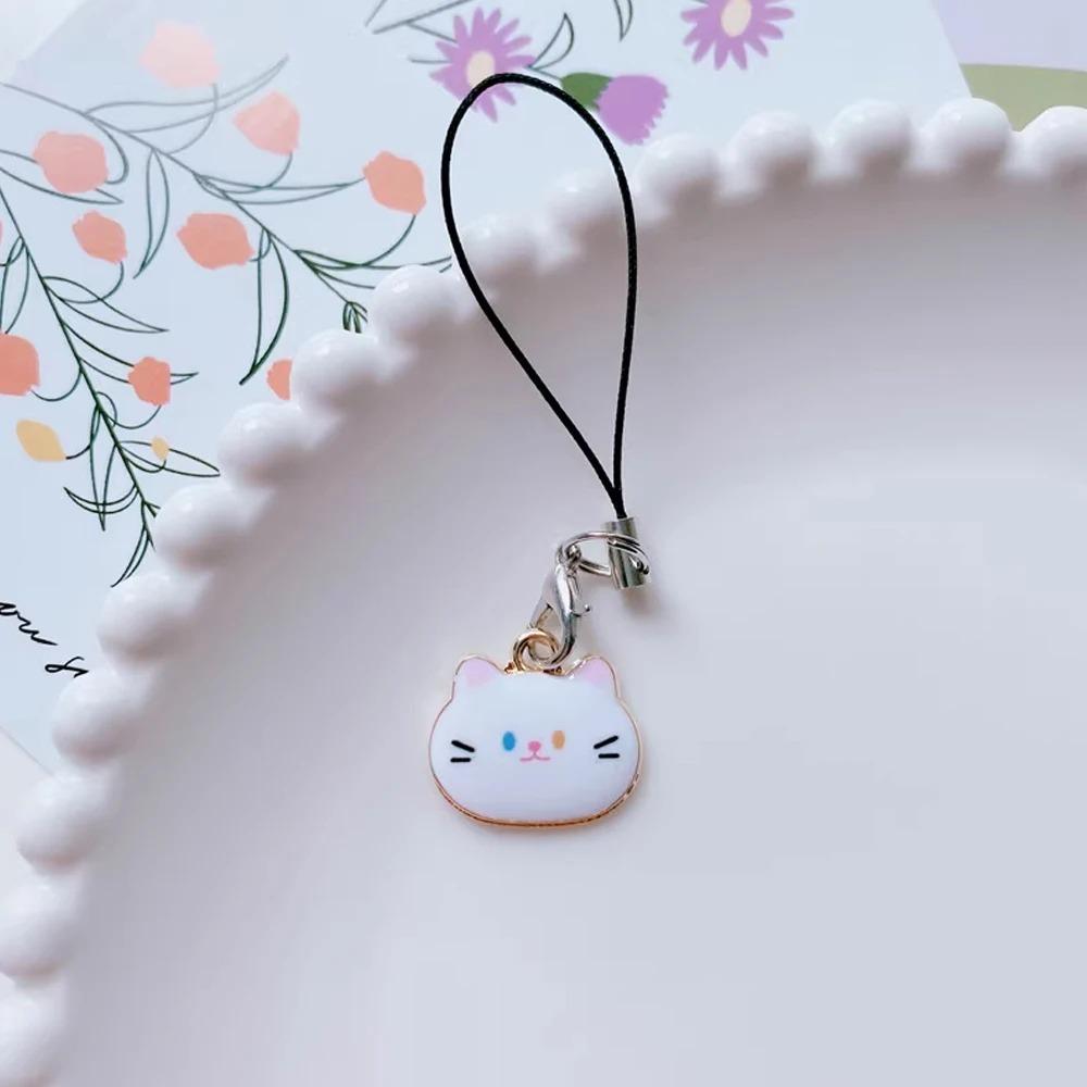 Charm Cat Phone Strap Ornaments Animal Phone Pendent Cellphone Rope Cat Phone Lanyard  Bag Pendant