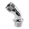 45 Degree Elbow Adapters Brass Chrome Female To Male