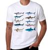 So Many Fish Freshwater Printed T-Shirt Men Men Brand Clothing Casual Print TShirt Men Cotton Tees Harajuku Streetwear