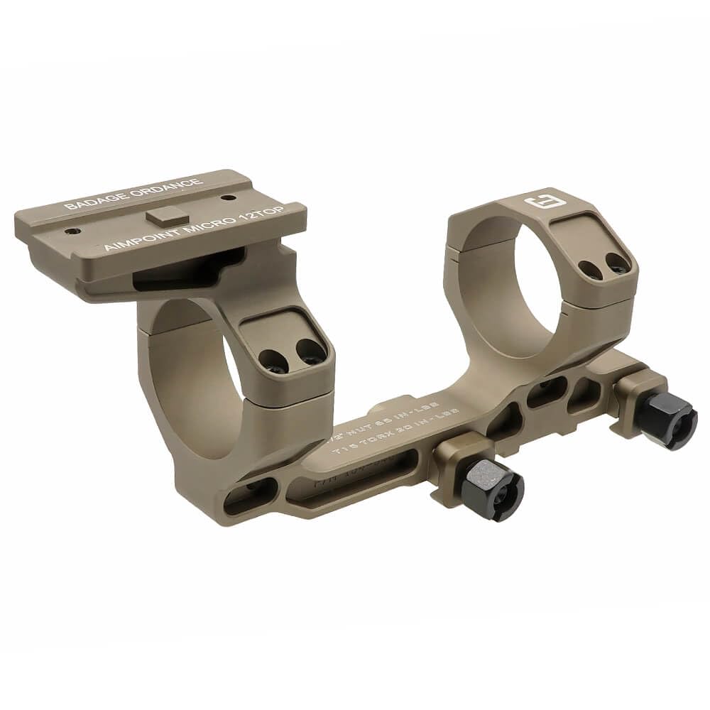 Кольцо крепления для прицела Ryohin Buhin x Evolution Gear, диаметр 34 мм, цельное, алюминиевый сплав 6068 (Реплика Badger Ordnance Condition One 1.54") (Крепление T-2