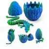 3D-печатная фигурка драконьего яйца с подвижными суставами, китайская фигурка лунга, шарнирный дракон