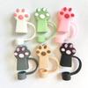 10mm Straw Topper Spill-Proof Straw Stopper Cute Cat Paw Straw Cover  30&40 Oz Cup