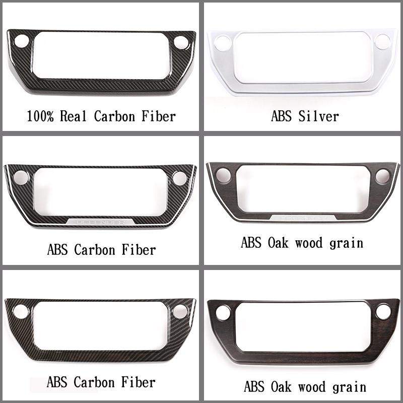 For Land Rover Defender 90 100 2020-2025 ABS Car Air Conditioning Mode Button Decorative Frame Sticker Car Accessories