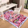 Pink pika Pattern Carpet, Chair Rug,Rug for Office Bedroom living rooms, Doormat decor Fan Gift Christmas Gift