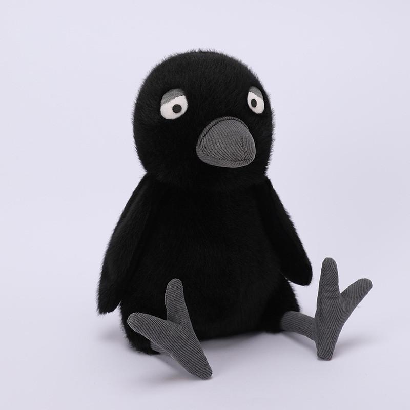 Halloween Raven Plush Toy With Soft Material For Holiday Gifts And Home Decor