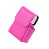 Women Men Storage Case Leather Stainless Steel Card Cash Holder Belt Pouch Lighter Wallet Pocket Solid Color Box Carrier