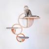 Wall-mounted round cat jumping platform of different sizes, solid wood, beautiful home, suitable for cats to play and jump