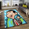 1pc Mr Bean2 Design Area Rug - Non-Slip, Soft & Cozy Floor Mat for Living Room, Bedroom, Office - Indoor/Outdoor Decorative Carpet