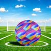 1pc Polka Dot Rainbow Size 5 Soccer Ball Professional Match Training Football Indoor &Outdoor Sports Ball Lightweight Durable m6522