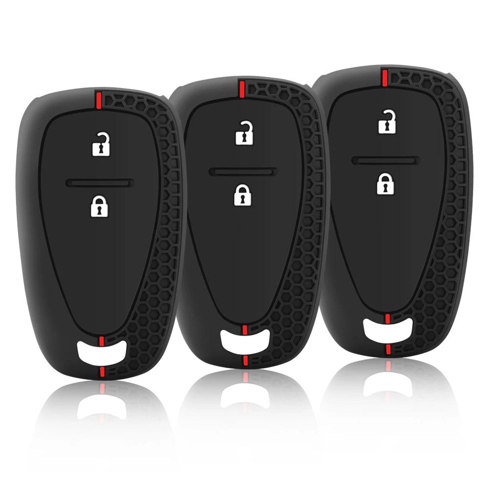Для Chevrolet Cruze Malibu Spark Sonic Impala Equinox Volt Trax Traverse Camaro чехол для пульта дистанционного управления с силиконовым чехлом для автомобильного ключа