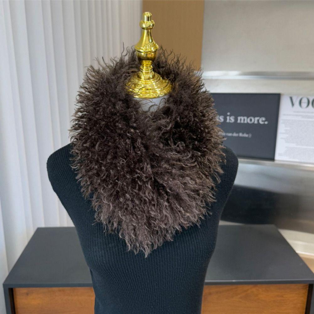 Magnetic Attraction Faux Fur Collar Scarf Winter Warm Neck Warmer  Birthdays Christmas Gift