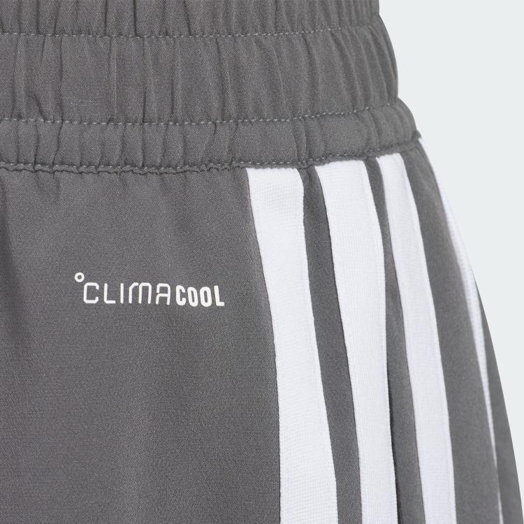 Adidas Вязаные спортивные штаны Повседневные Простые С манжетами Детские штаны Гранитно-серый Белый KC1545