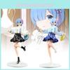Zero To From Another World Rem Figurine Jk Skirt Anime Model Toys Statuary Gift