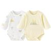TONGTAI Baby Summer Pure Cotton Long Sleeve Bodysuit